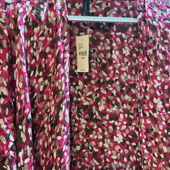 NWT Lane Bryant ONESZ Multi Color Coverup - Picture 2 of 4